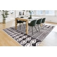 thumbnail image 3 of Contemporary Drop Collection Area Rug in Charcoal Color and Rectangle, Runner Shape, 3 of 8
