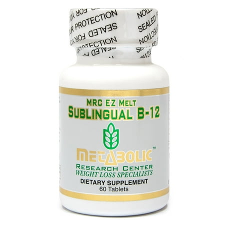 Metabolic Research Center Sublingual Vitamin B12, Dietary Supplement,