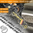 thumbnail image 3 of SALEM MASTER 18 Inch Chainsaw Chains - .058" Gauge - .325" P Pitch - 72 Drive Links, Gas Powered Chainsaw Chain Fits for 18-inch 5820H/5820G/6220F/5820F, 3 of 4