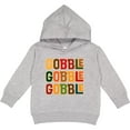 thumbnail image 2 of Inktastic Thanksgiving Funny Gobble Toddler Hoodie, 2 of 4