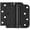 Matte Black-Square&5/8'', variant on 3 Pack Black Self Closing Door Hinges, 4 Inch Auto Close Door Hinges with 5/8'' Radius Corners, Adjustable Tension for Garage, Front, Back Door, UL Listed, Left and Right Hand