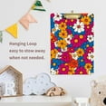 thumbnail image 4 of FORMRS Acrylic Clipboard with Low Profile Clip Standard A4 Letter Size, 12.5" x 9", Red Whimsical Floral, 4 of 8