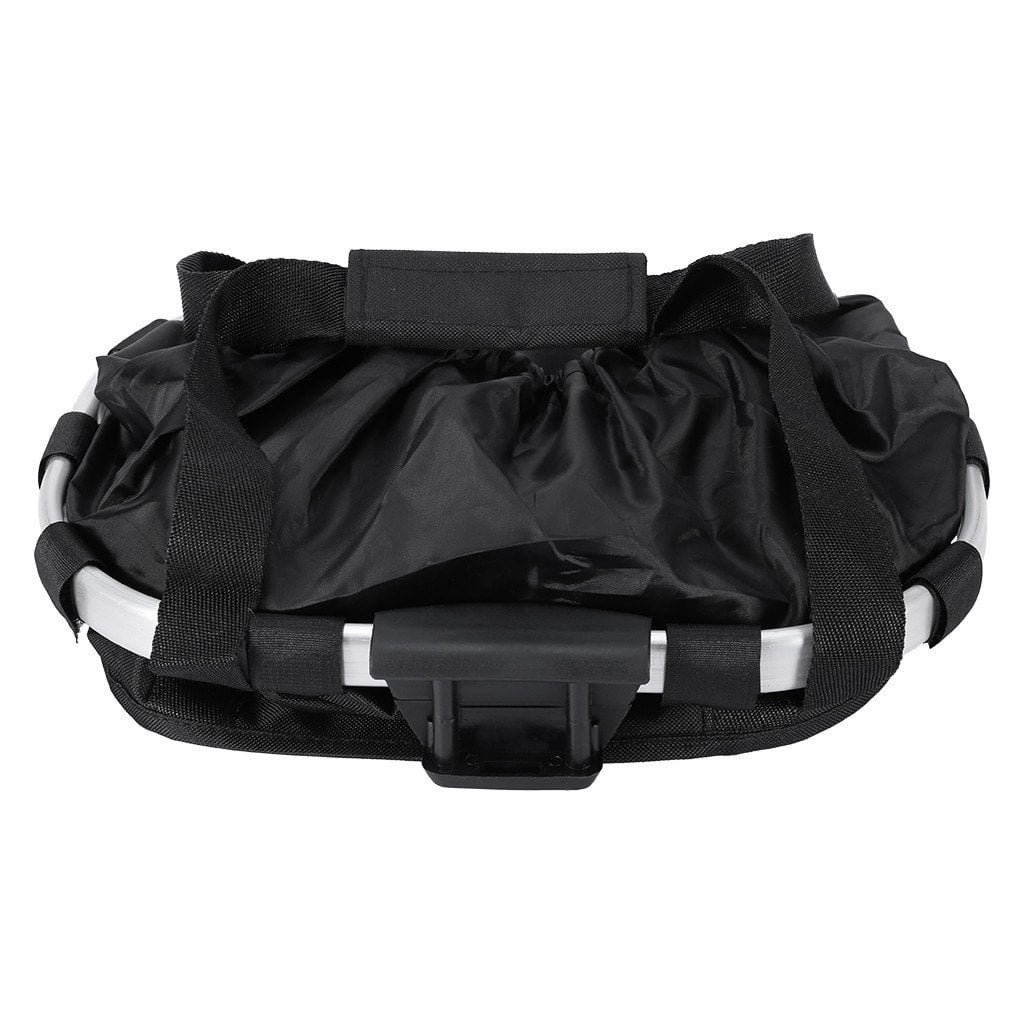 CNKOO Bicycle Front Basket, Removable Waterproof Bike Basket, Pet special car basket Black
