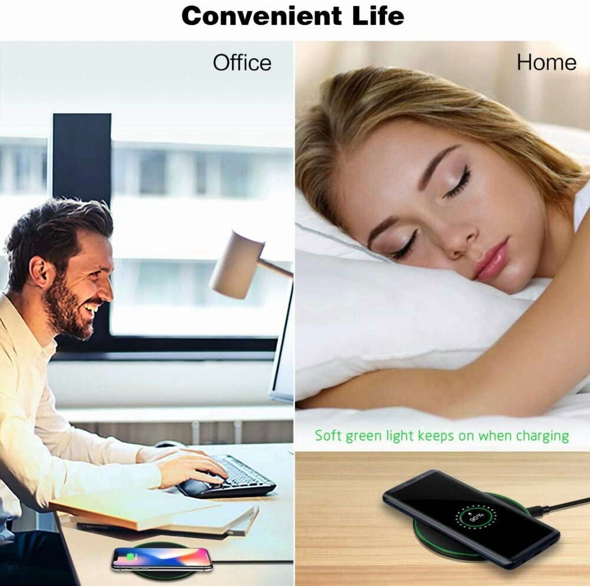 15W Wireless Charger Compatible With iPhone 16e/17e - Fast Charging Pad Slim Quick Charge