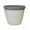 White Stone, variant on Misco Plastic Round 2-Tone Wide Rim Planter 7.87 Inch in Height Planter and 10.98 Inch in Diameter, Sand Color Pot for Plants and Flowers for Indoor and Outdoor, Decorative for The Home…