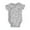 Grey, variant on Ticikt Baby Cotton Short Sleeve Bodysuit, Solid Wrap Front Newborn Infant Snap Crotch Onesie Romper,White