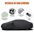 thumbnail image 3 of Car Cover Full Sedan Covers with Reflective Strip Sunscreen Protection Dustproof&Waterproof UV Scratch-Resistant Universal M, 3 of 8