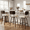 Beige-26in, variant on DRLOVELY Swivel Upholstered Bar Stool, Faux Leather 26” Counter Height Pub Chairs with Solid Wood Legs, Beige