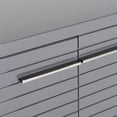 thumbnail image 2 of Modrest Splendor - Grey High Gloss Slatted Buffet, 2 of 9
