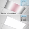 thumbnail image 4 of Pink Grey White Fluorescent Light Covers, Farmhouse Ombre Color Modern Simple Magnetic Light Covers for Ceiling Lights, Fluorescent Ceiling Shade Filters for Classroom Bedroom Office 4x2Ft x 3PCS, 4 of 8