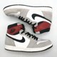 thumbnail image 5 of N I-K-E A i r-Jor-dan 1 High OG Wte Black Light Smoke Grey Sneakers 29cm 555088 126 N, 5 of 6