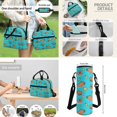 thumbnail image 5 of Jeiento Capybara Backpack for Girls 8-12 School Bag Boys with Lunch Bag Pencil Case Water Bottle Sleeve 4Pcs/Set Lemon Bookbag Elementary School Satchel Kids Child Daypack Teal, 5 of 7