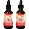 Totally Products Raspberry Ketones Drops 300mg Rapid Release with Green Tea and African Mango Yellow/Pink two 2-ounce amber glass bottles