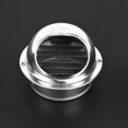 thumbnail image 2 of Stainless Steel Round Air Vent Grill For Extractor - Bull Nosed 12cm, 2 of 9