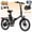 Black - 20", variant on AIRWEST 20" Electric Folding Bike for Adults, 500W Motor 48V Removable Battery, 7-Speed Commuter E-Bike 20MPH, Dual Disc Brakes & Full Suspension, Up to 34-40 Miles Range