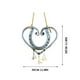 thumbnail image 3 of Teissuly Clearance Wind Chimes, Steel Heart, Valentine's Day, Christmas, Wrought Iron Wind Chimes(black, One Size) Teissuly WER202309090109, 3 of 4
