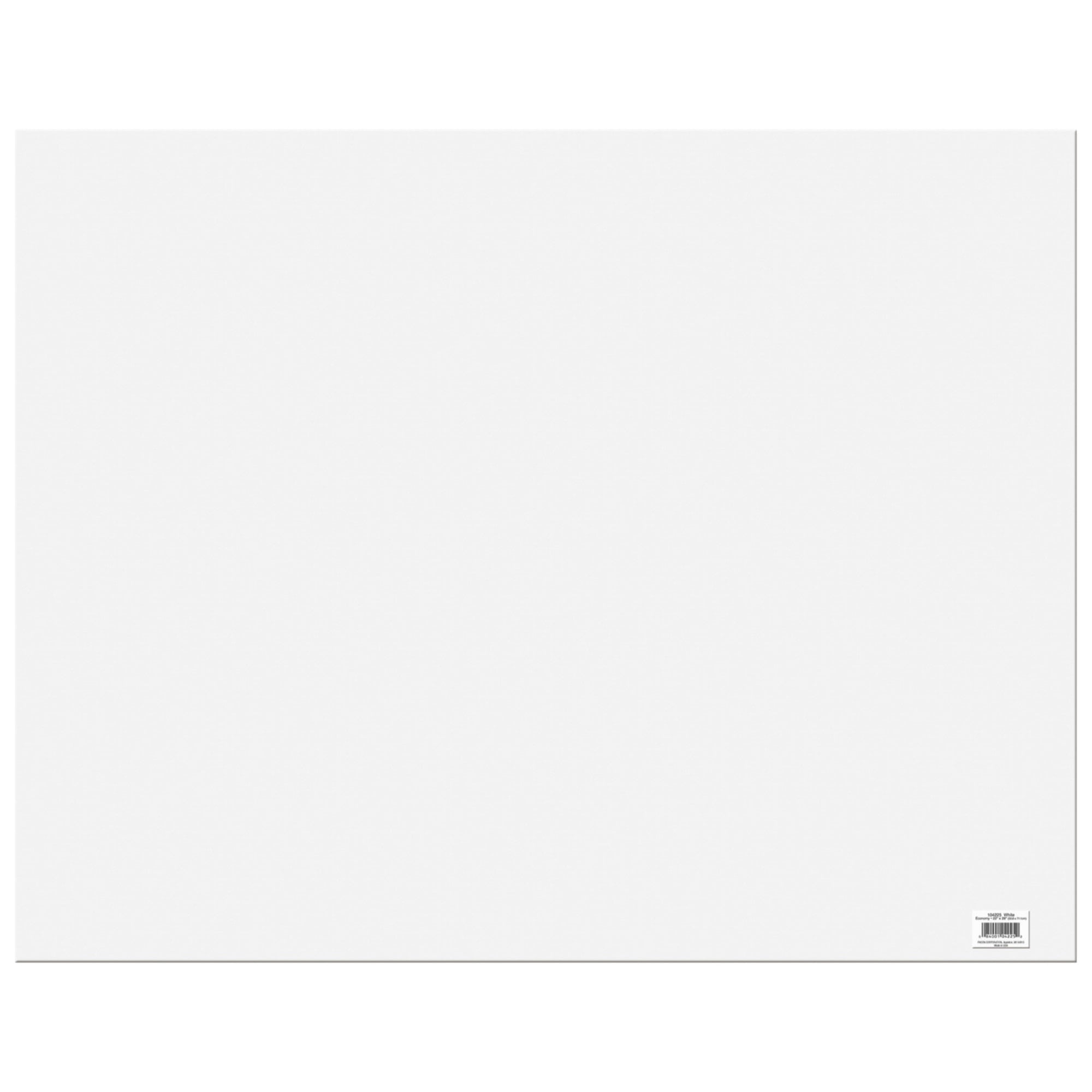 Pacon Economy Poster Board, 22 X 28 Inches, White, Pack Of 100