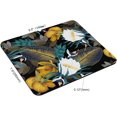 thumbnail image 2 of Mouse Pad, Vintage Floral with Tropical Flowers Mouse Pad, Mouse Mat Square Mouse Pad Non Slip Rubber Base MousePads for Office Laptop, 9.5"x7.9"x0.12" Inch, 2 of 5