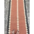 thumbnail image 4 of Handwoven Wool Jute Runner Rug: Bohemian Turkish Kilim Style, 4 of 5