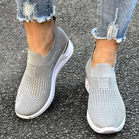 

Women Wedge Trainer Shoes Leisure Breathable Mesh Outdoor Fitness Running Sport Sneakers Casual Shoes