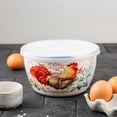 thumbnail image 6 of METALAC Golden Rooster Enamel Storage Bowl with Lid 1.16-qt (1.1 L) Enameled Steel Storage Food Container with Lid Set Enamel Bowl, 6 of 6