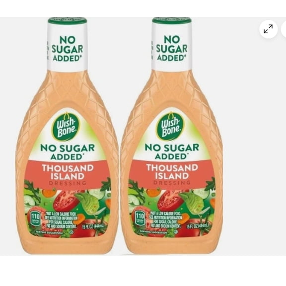 No Sugar Added Thousand Island Salad Dressing, 2-Count, 15 Oz