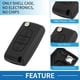 thumbnail image 4 of Funda de llave remota sin llave de 3 botones Unique Bargains para Peugeot 207, 4 of 7