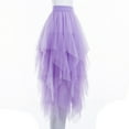 thumbnail image 4 of Seyurigaoka Fashion Women Tutu Tulle Skirt Elastic Waist Mesh Net Long Paragraph Skirt Dress (10 Colors Onesize), 4 of 6