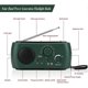 thumbnail image 3 of Emergency Hand Crank Radio Flashlight, AM/FM Solar LED Radio with USB Cable, Backup Light Torch Camping Charger, 3 of 5