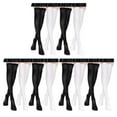 thumbnail image 3 of Transemion 4pairs Delicate Thigh High Stockings Hypoallergenic No Loose Thread All Body Shape Suitable 3Set, 3 of 6