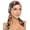 Abstract Black/Burgundy/Tan, variant on Women's Pretied Printed Fitted Headscarf Chemo Bandana