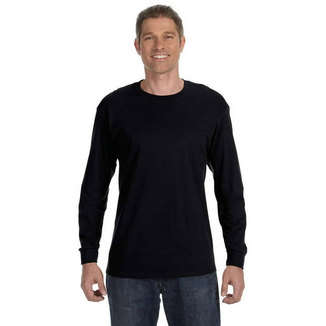 Hanes - T-Shirt à Manches Longues Authentique