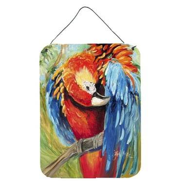 Red Parrot Wall or Door Hanging Prints