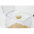 thumbnail image 4 of Yamazaki Home Spice Container - Two Sizes, White, ABS Plastic, Large, 2.75 cups, 650 milliliters, Handles, No Assembly, 4 of 7