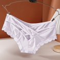 thumbnail image 4 of Gibobby Lencería sexy de mujer tanga Día de San Valentín Bragas sexis de malla para mujer, lencería calada, calzoncillos cómodos transpirables, ropa interior transparente(Blanco, CH), 4 of 5