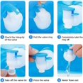 thumbnail image 5 of Bolsa de almacenamiento de agua de 4 Uds., bolsa plegable de 10L de gran capacidad con válvula, portátil de calidad alimentaria, sin fugas, para acampar, senderismo al aire libre, 5 of 5