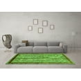 thumbnail image 3 of Ahgly Company Indoor Rectangle Abstract Green Modern Area Rugs, 8' x 10', 3 of 4