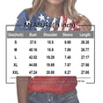 thumbnail image 2 of Iaqnaocc 250 Anniversary Usa Shirt for Women 4th Of July Short Sleeve Casual V-Neck Independence Day Glitter American Flag Butterfly Tees Retro 2026 Summer Fashion Tee Tops Red XL, 2 of 6