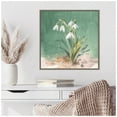 thumbnail image 6 of Amanti Art Soft Floral Dewdrops Framed Canvas Wall Art Print, 6 of 6