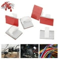 thumbnail image 4 of Adhesive Cable Clamp, Cord Organizer Acid Resistant High Temperature Resistant  For Line 5mm/0.2in Wide Maximum For USB Line For TV Line For Computer Line, 4 of 8