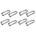 thumbnail image 1 of 8 Pcs Oval French Dessert Mousse Fruit Pie Tart Ring Quiche Cake Mold, 1 of 7