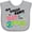 AC-Heather Grey, variant on Inktastic My Great Aunt is out of This World Boys or Girls Baby Bib