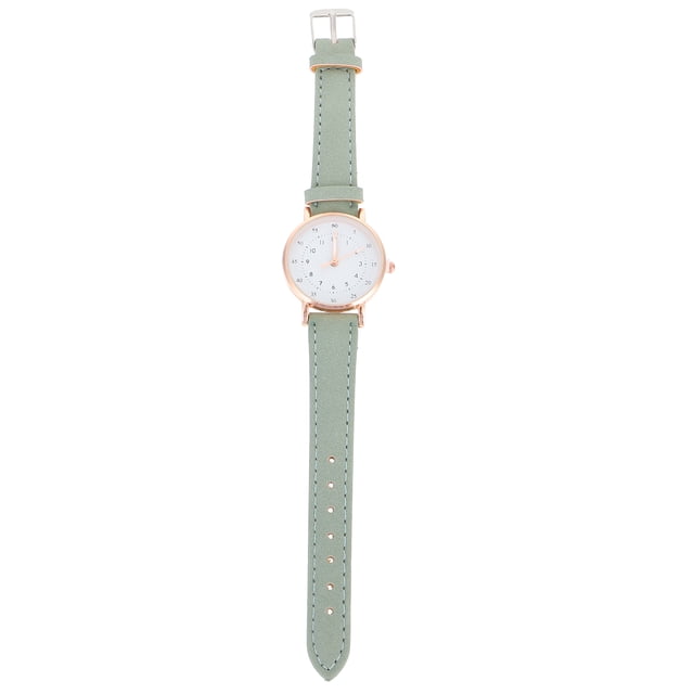 Reloj de pulsera para mujer, reloj con correa de cuero sintético, reloj informal para mujer, reloj digital de ocio.