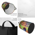 thumbnail image 4 of Laundry Basket Organizer Collapsible -Zebra Animal Impressionism Dirty Clothes Hamper for Bathroom Kids Girls Boys Laundry Hamper Small, 4 of 8