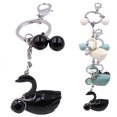 thumbnail image 2 of Key Chain Creative Swan Key Ring Cell Phone Charm Purse Charm for Girls, 2 of 6