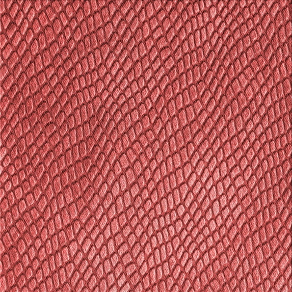 Ahgly Company Indoor Square Patterned Love Red Area Rugs, 5' Square