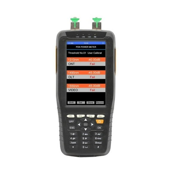 PON Power Meter Tester Fiber Tester PON Optical Cat Tester TM70B-OV1 Optical Power Meter 6600mAh Lithium Battery ,Easy to Use