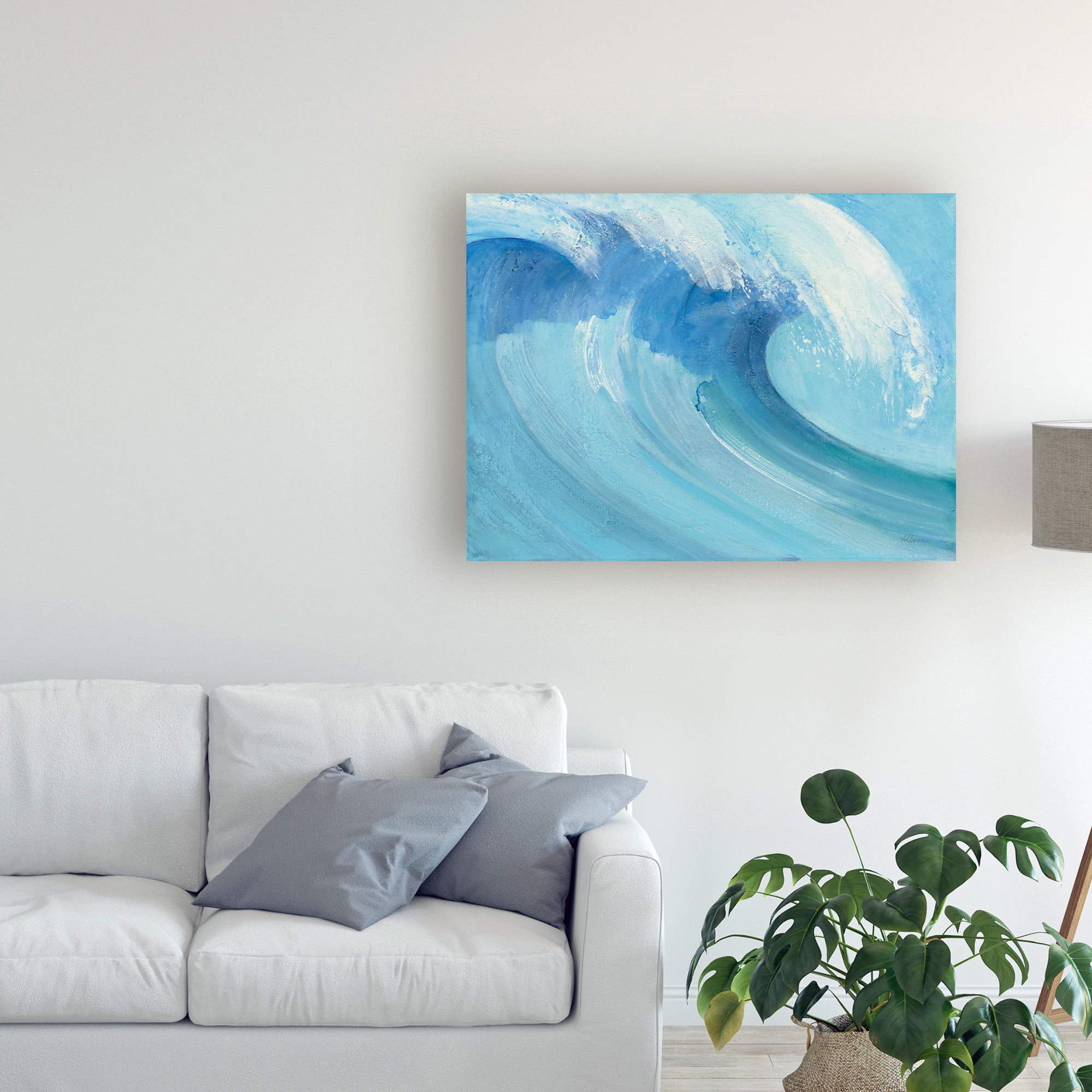 Trademark Fine Art 'Catch a Wave' Canvas Art by Albena Hristova