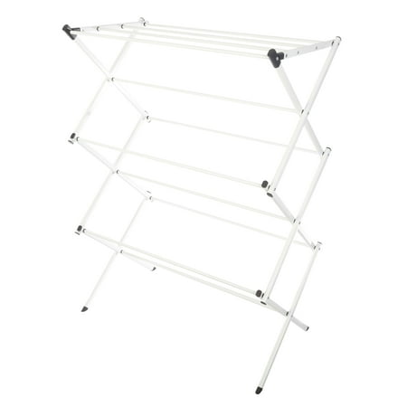 Lavish Home Collapsible Clothes Drying Rack for Indoor/Outdoor Use (White)