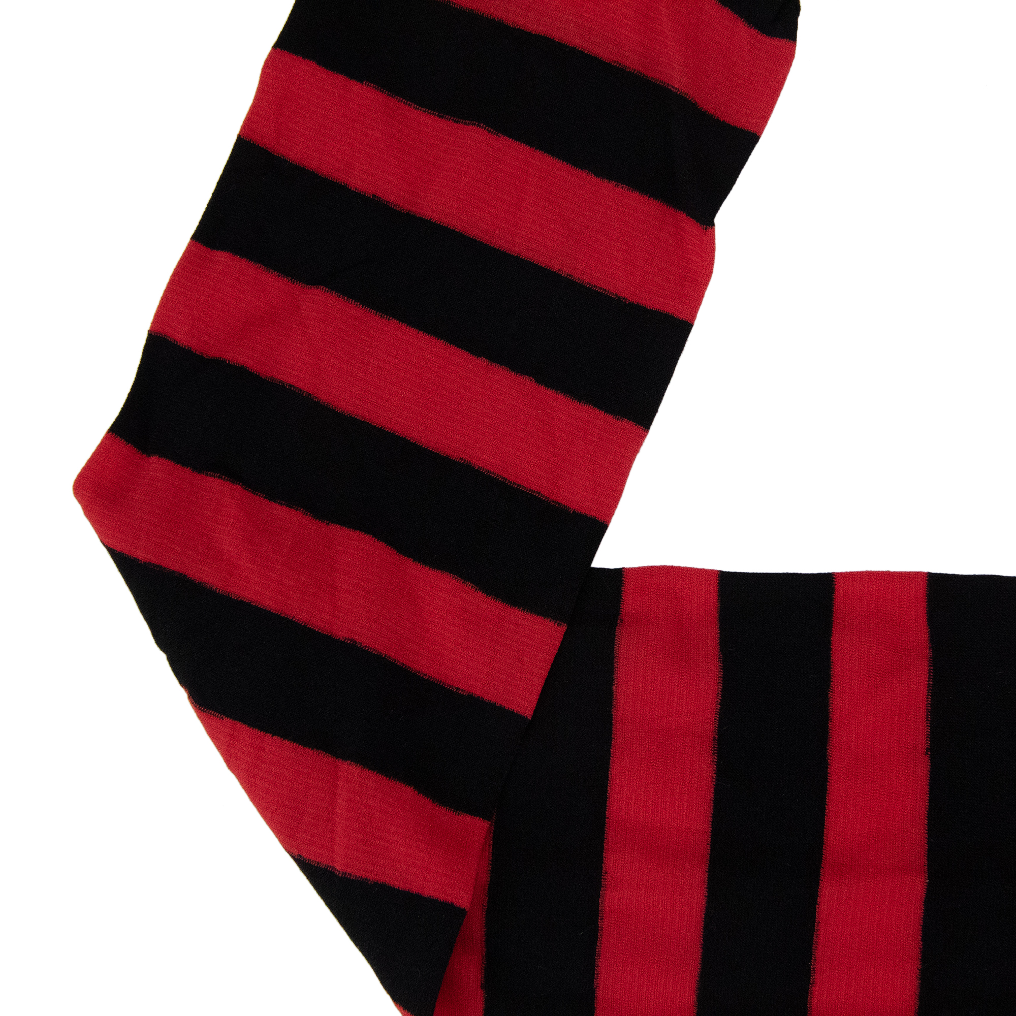 Toddlers Striped Halloween Tights - 18-23M - Black and Red